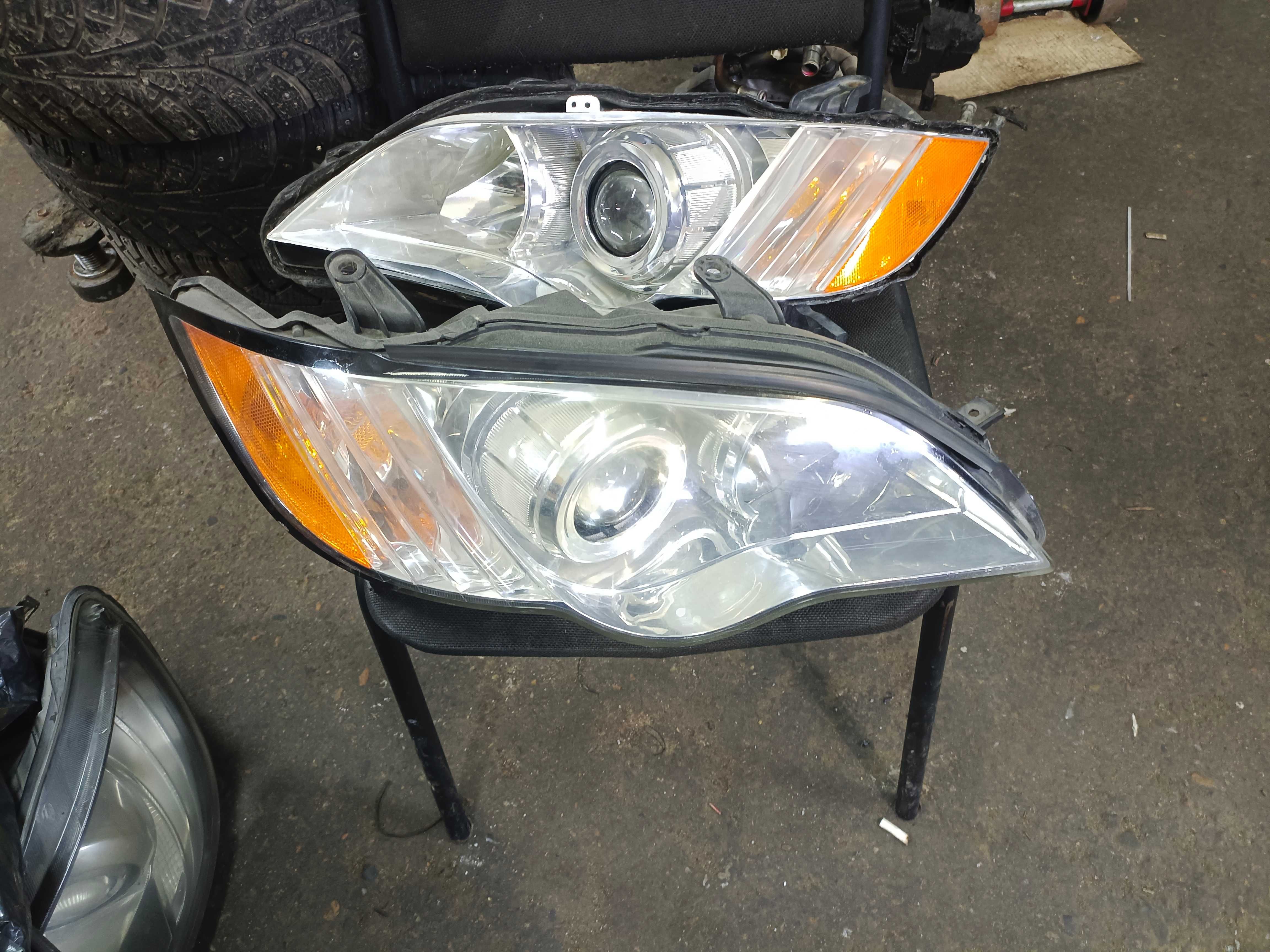 Фары Subaru outback 2008-9 USA американец
