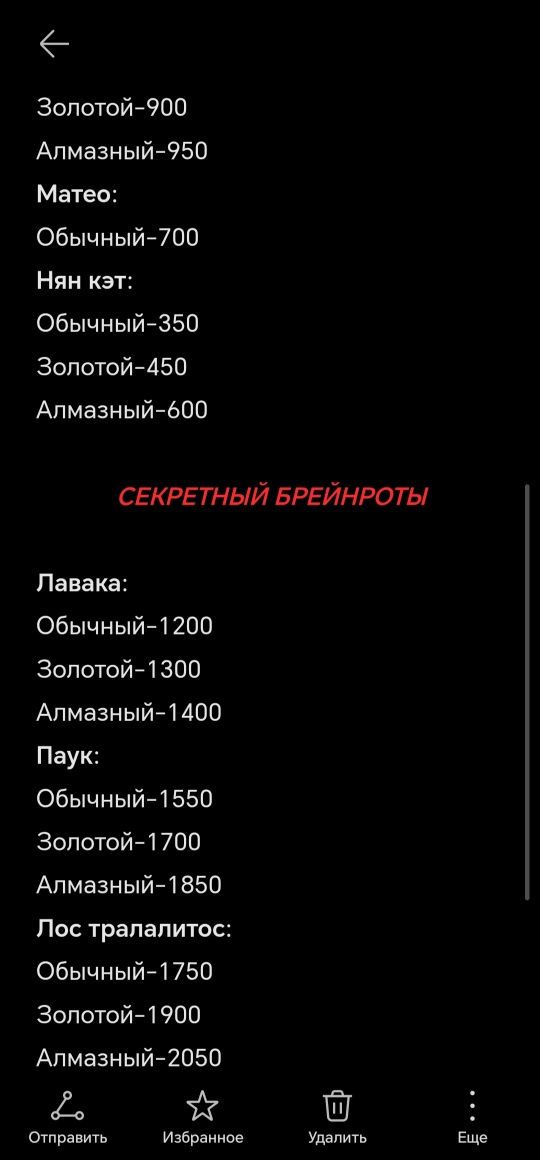Продажа Брейнротов ПО НИЗКИМ ЦЕНАМ