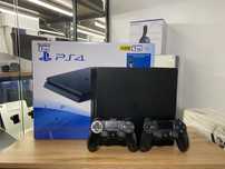 Sony PlayStation 4 Slim, 1 TB, 2 джойстика, версия 12.00, 10213/А10