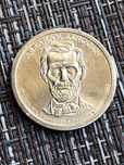 Монета 1 $ доллар США с А. Линкольн 2010 г