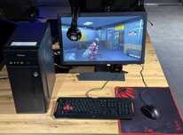 игровой системный блок, монитор, кресло, playstation 4, xbox one x