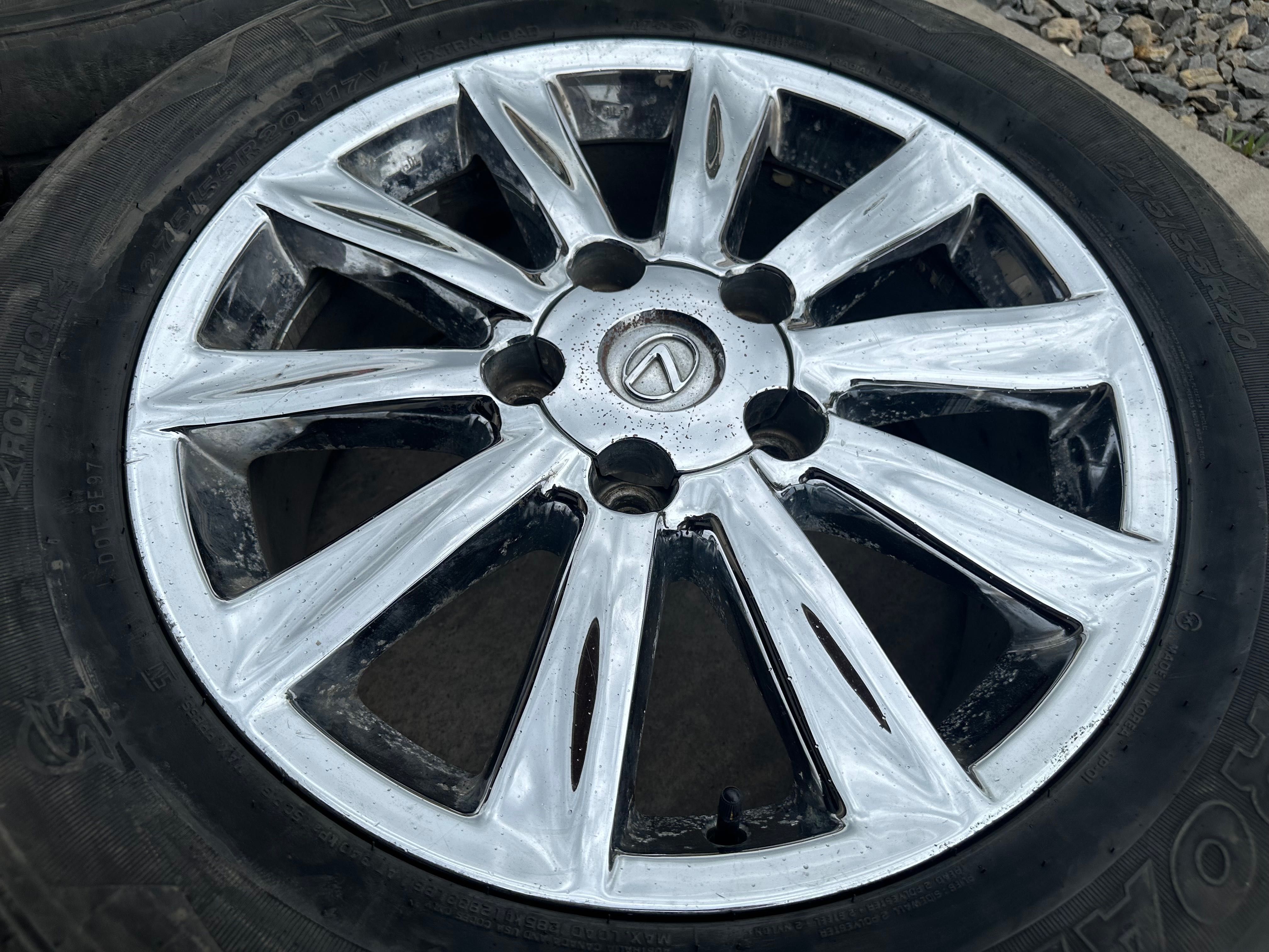 Диски комплект R20 хром Lexus, Toyota