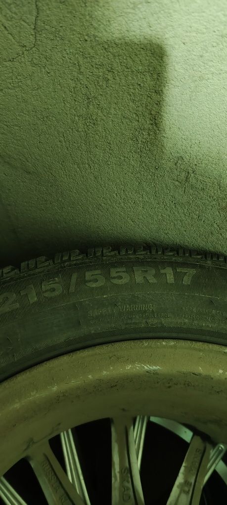 диски с шинами комплект без трещин и сварки 215*55*r17 разболт 5*114,3