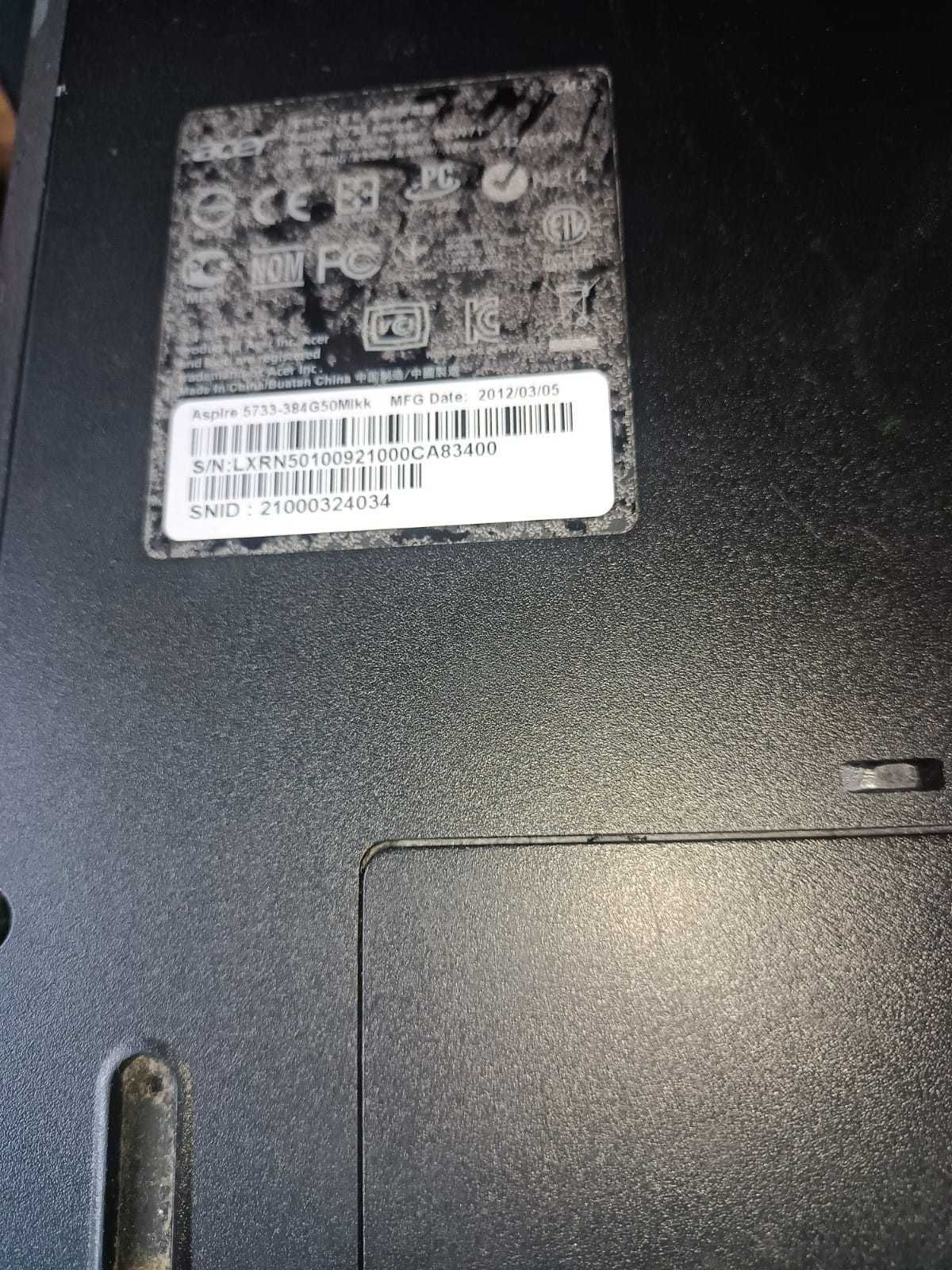 Продам ноутбук Acer aspire 5573