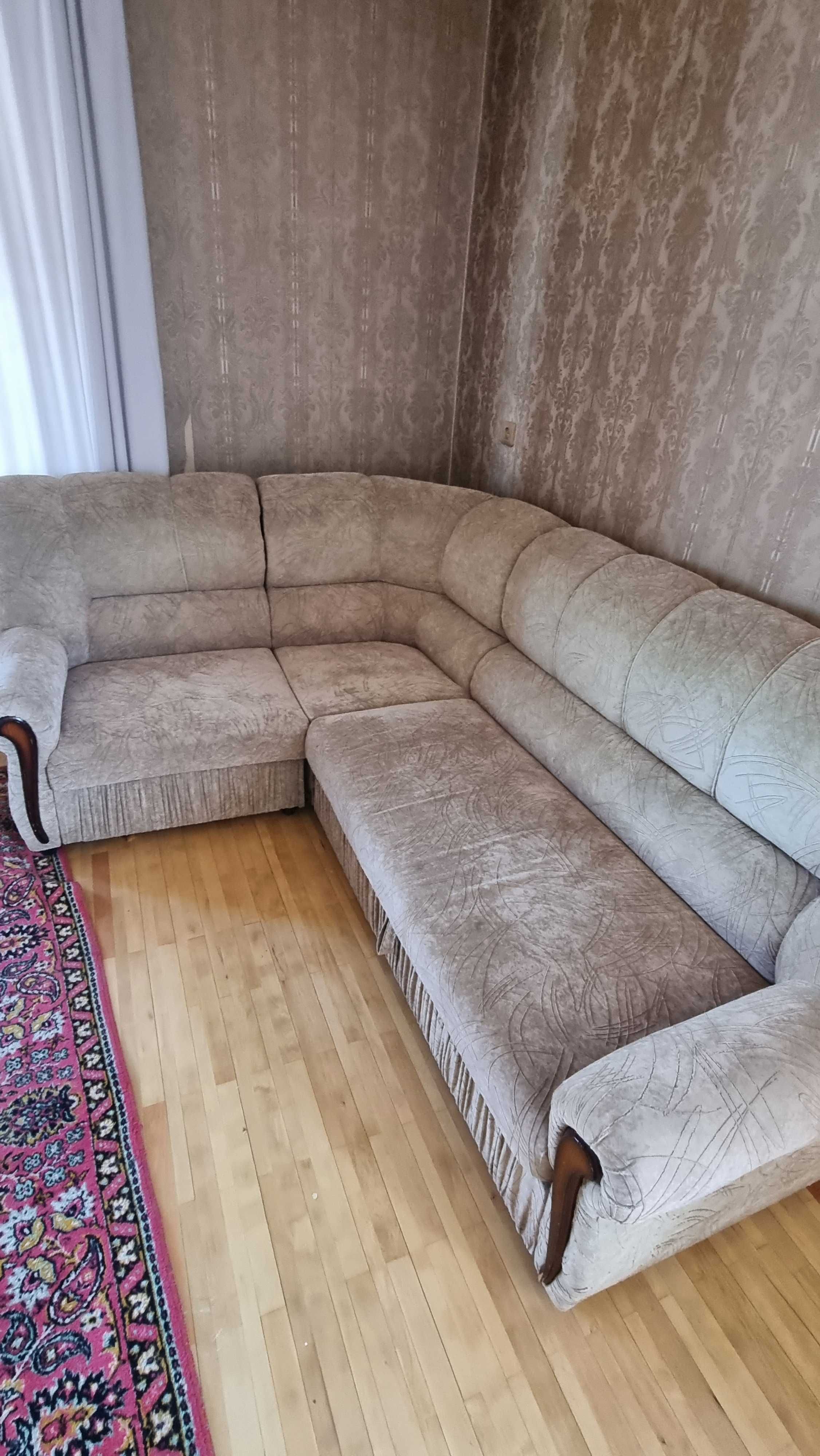 Диван угловой + кресло