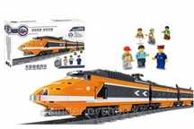 Конструктор Train KAZI 98201 Пассажирский поезд Горизонт Экспресс 1260