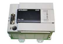 контроллер PLC Mitsubishi FX3g с базовым и коммуникационным модулем