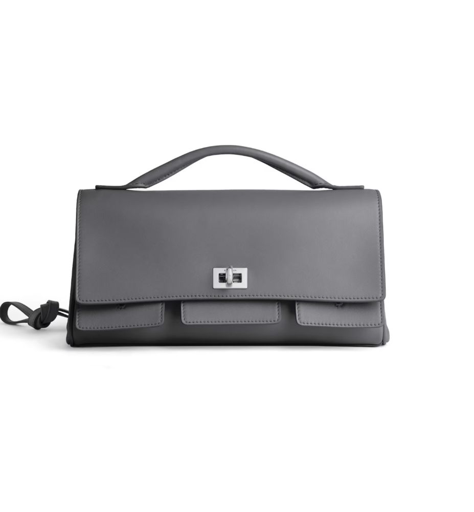 Клатч Balenciaga Bel Air Grey