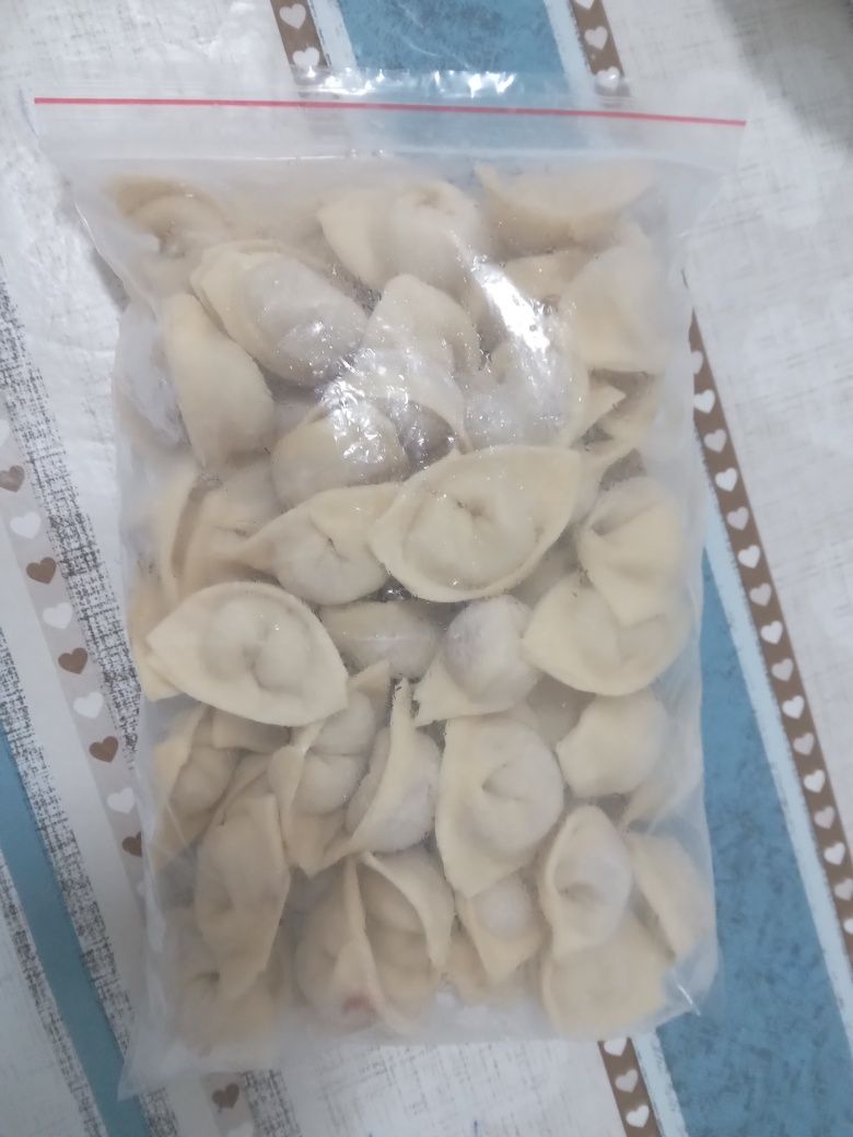 Домашние пельмени ручной лепки