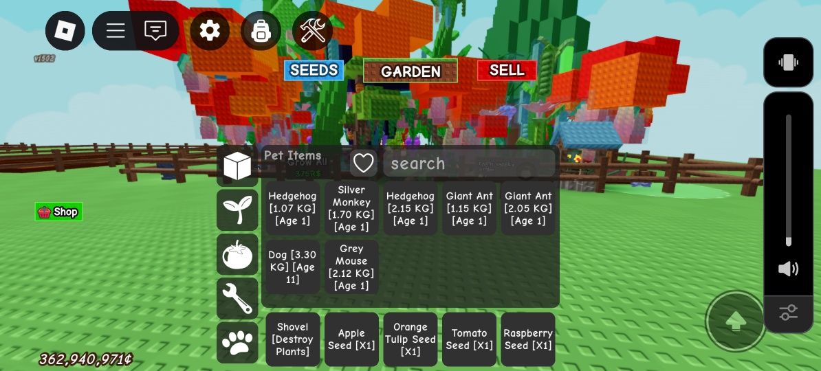 Продажа аккаунта в рб прокачка Grow a garden.