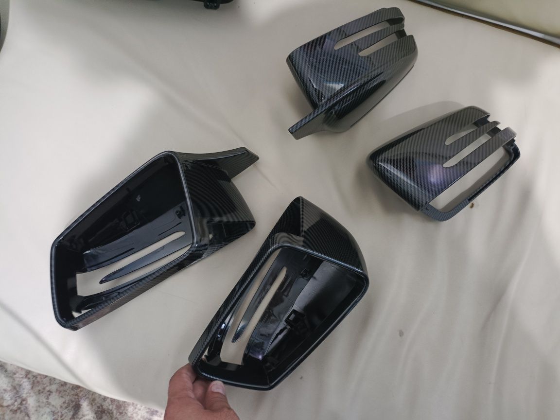 Корпус зеркало карбоновый Мерседес W221 W212 GLK W204