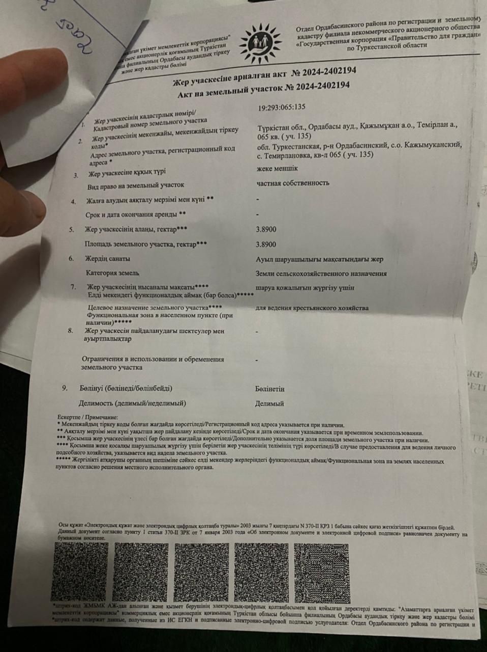 Суармалы жер сатылады