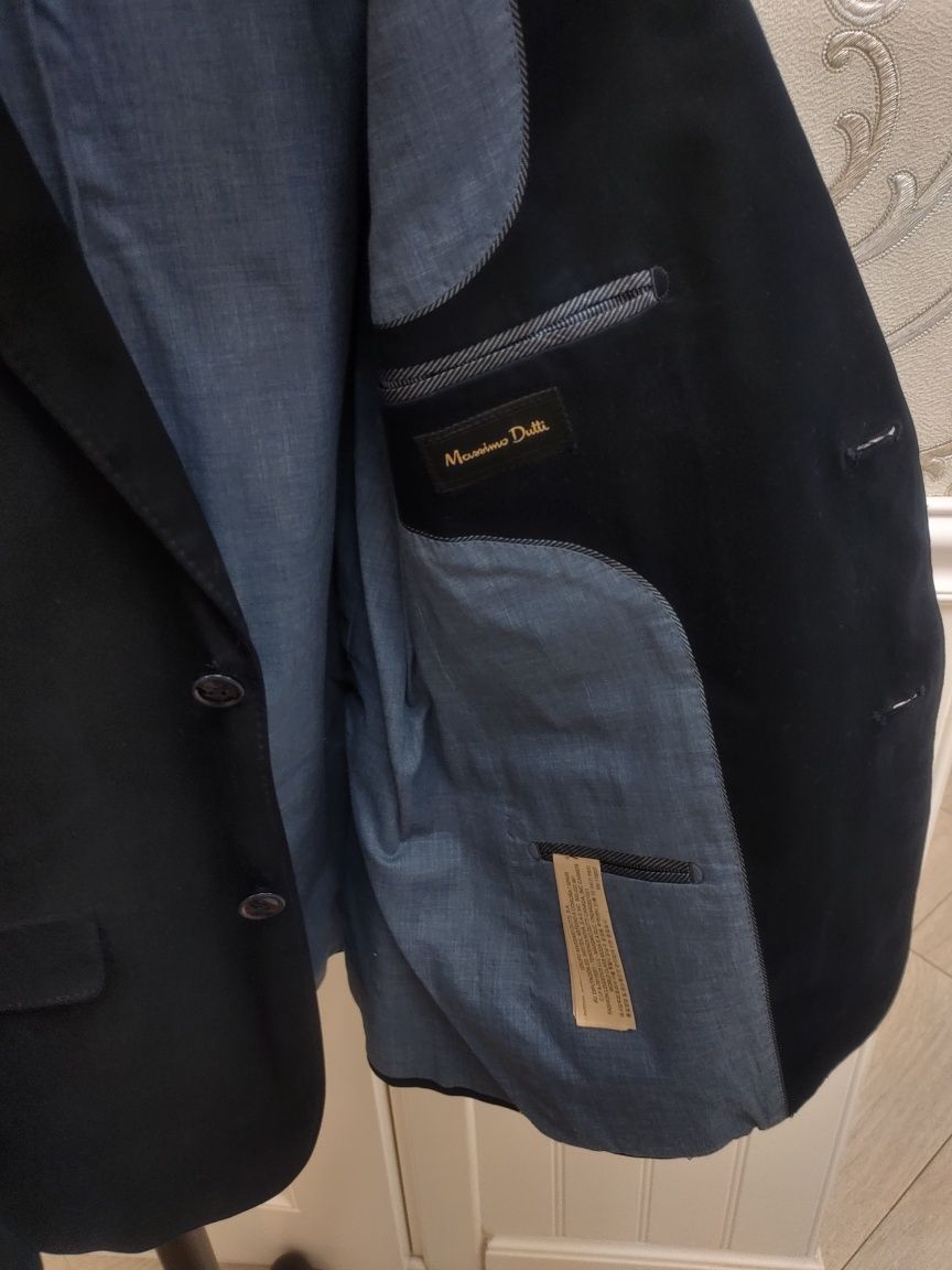 Пиджак Massimo Dutti из итальянской ткани. Премиум.