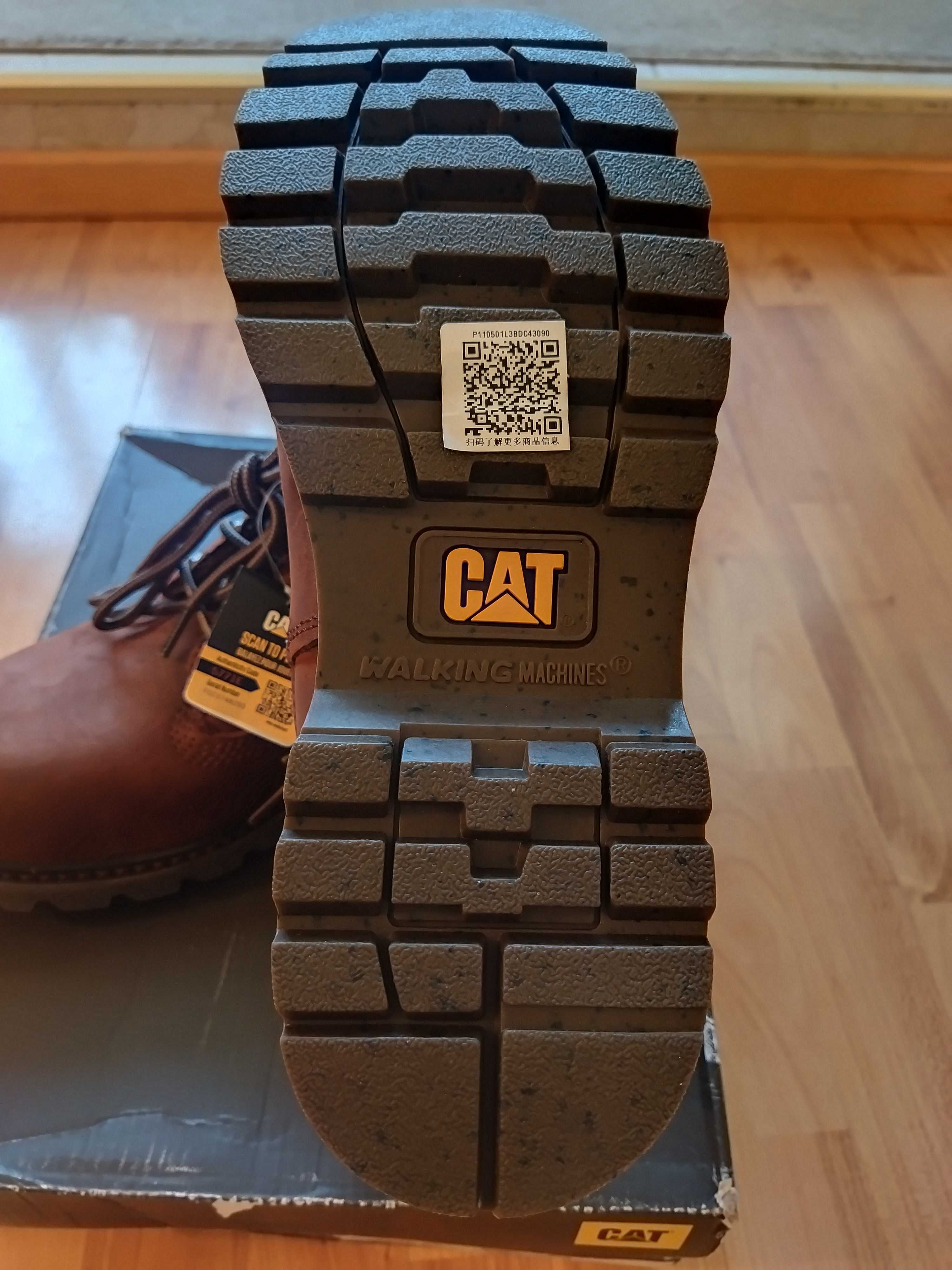 Ботинки Caterpillar (США),премиум,нубук,оригинал,новые,р-р 42