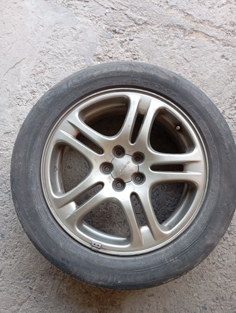 Шины с дисками Субару 225/55/17