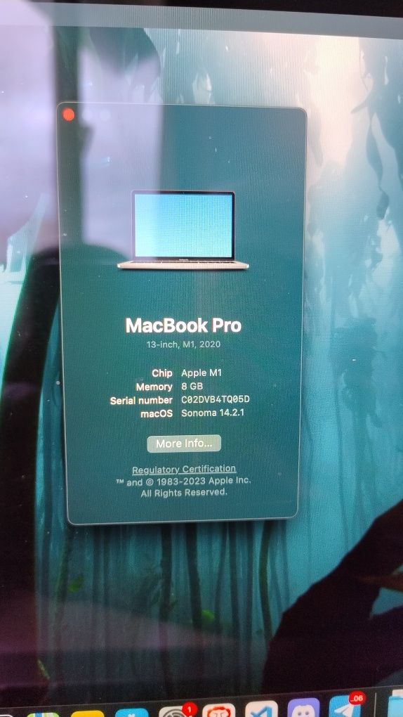 MacBook Pro 13 M1 8/256 GB Gray