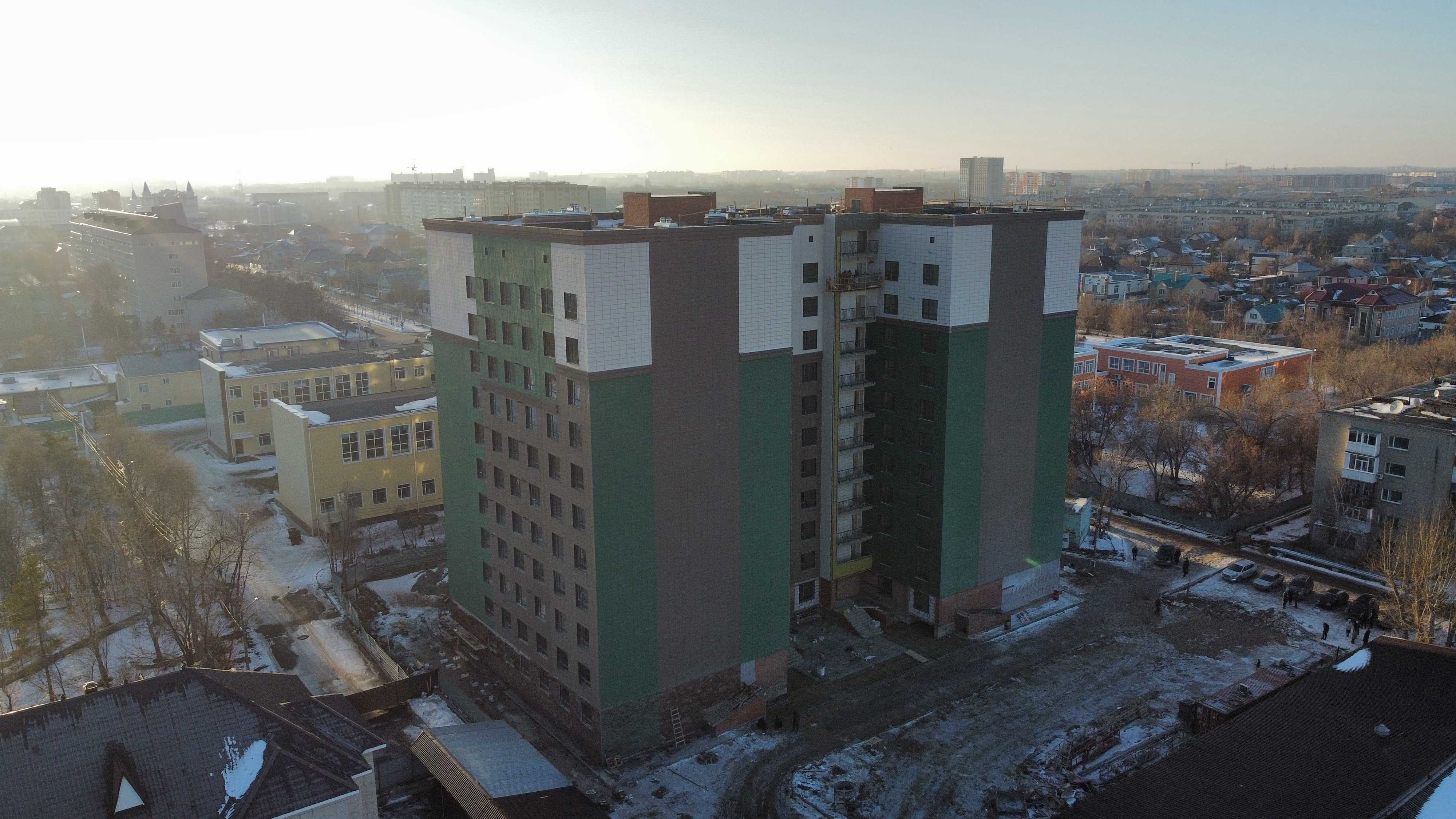 Продается новая 3-к квартира рядом с центром города, кирпичный дом