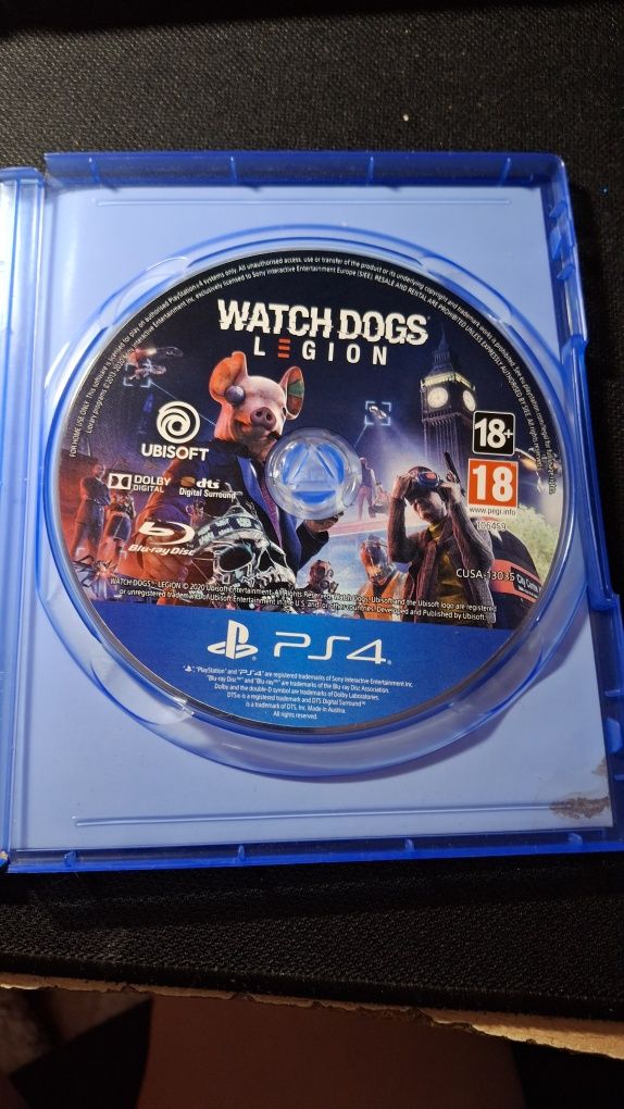 Диск на пс 4  WatchDogs Legion