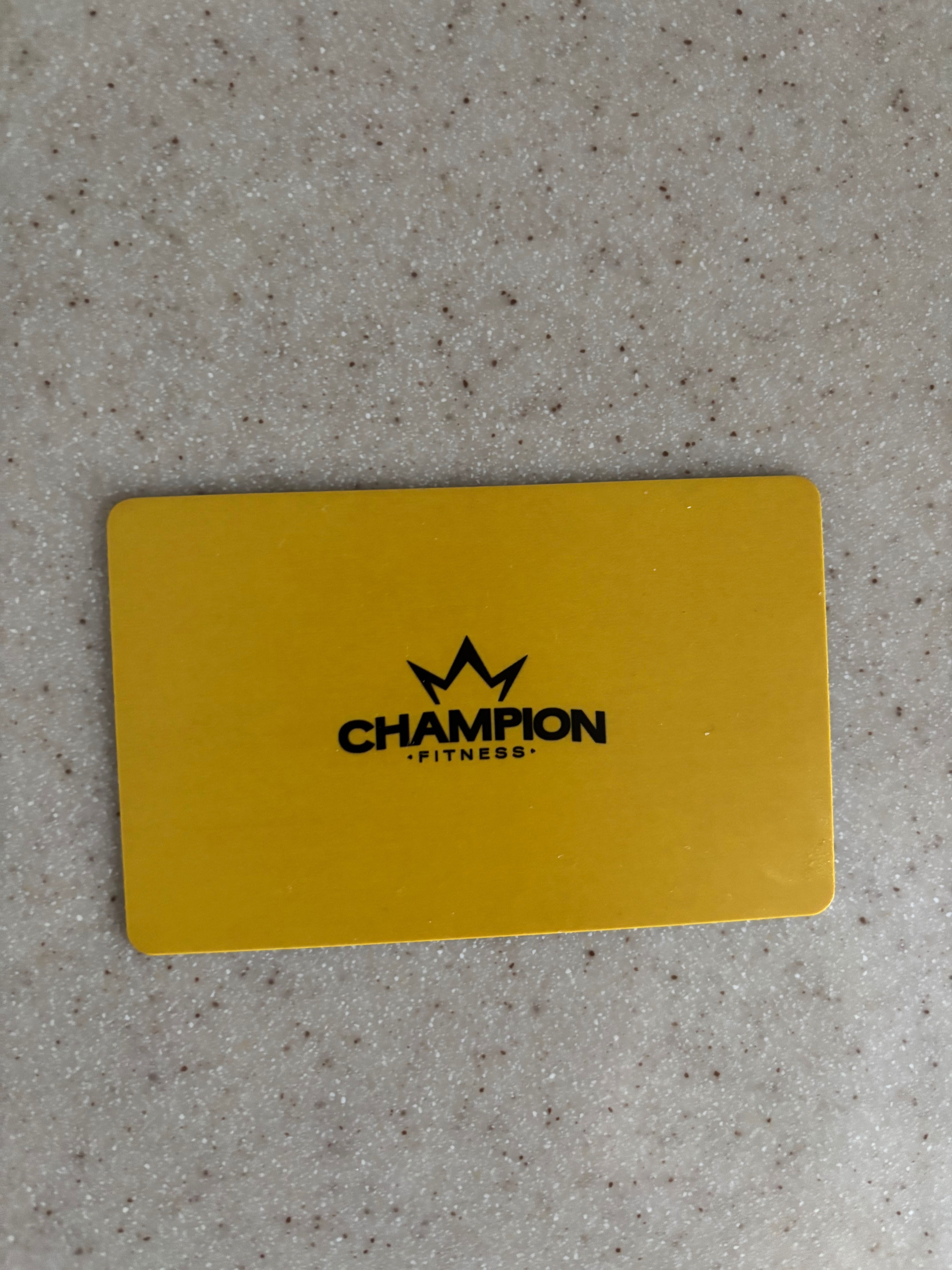 Продам годовую карту в фитнес зал champion