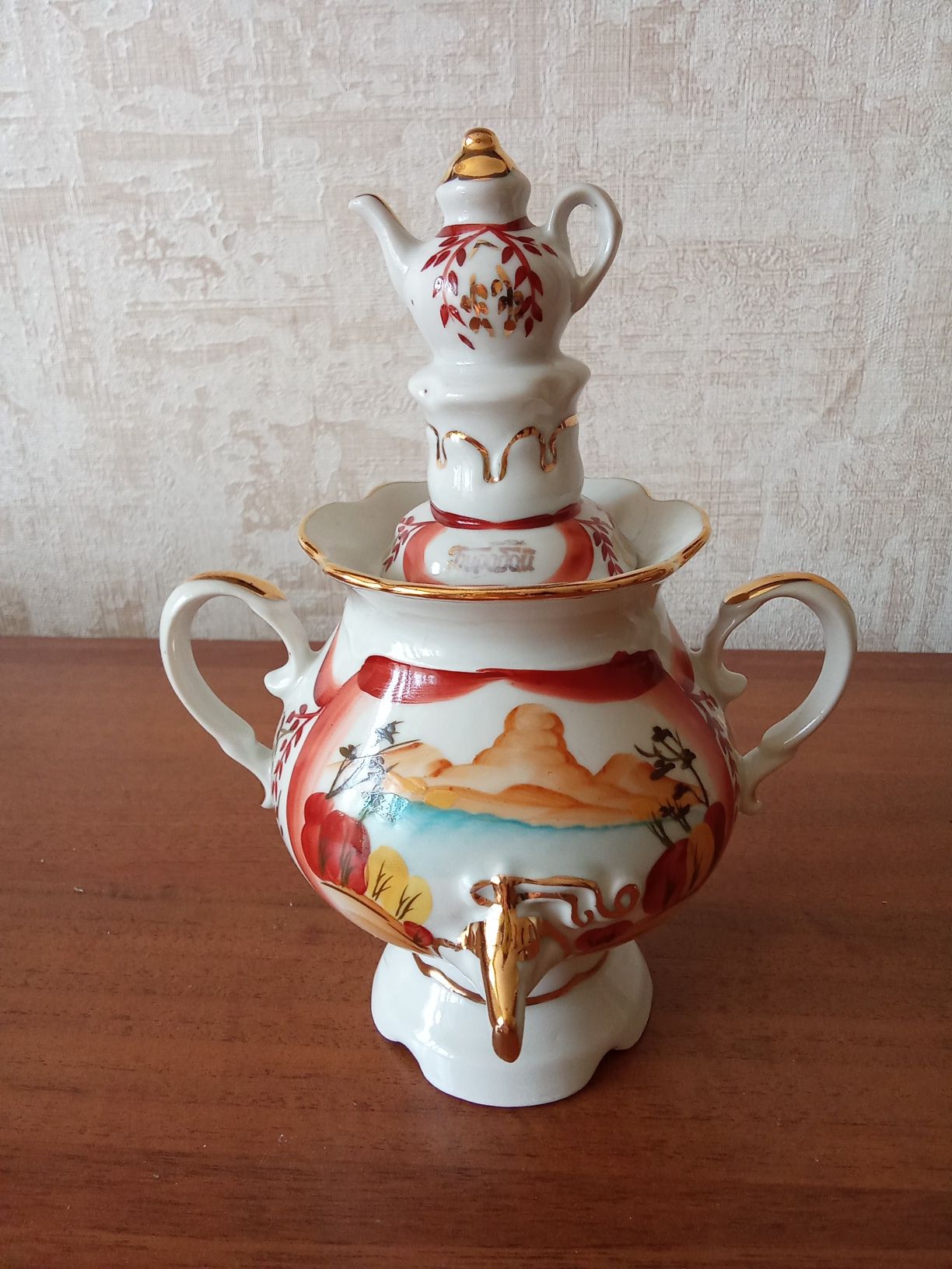 Конфетница этажерка и посуда СССР