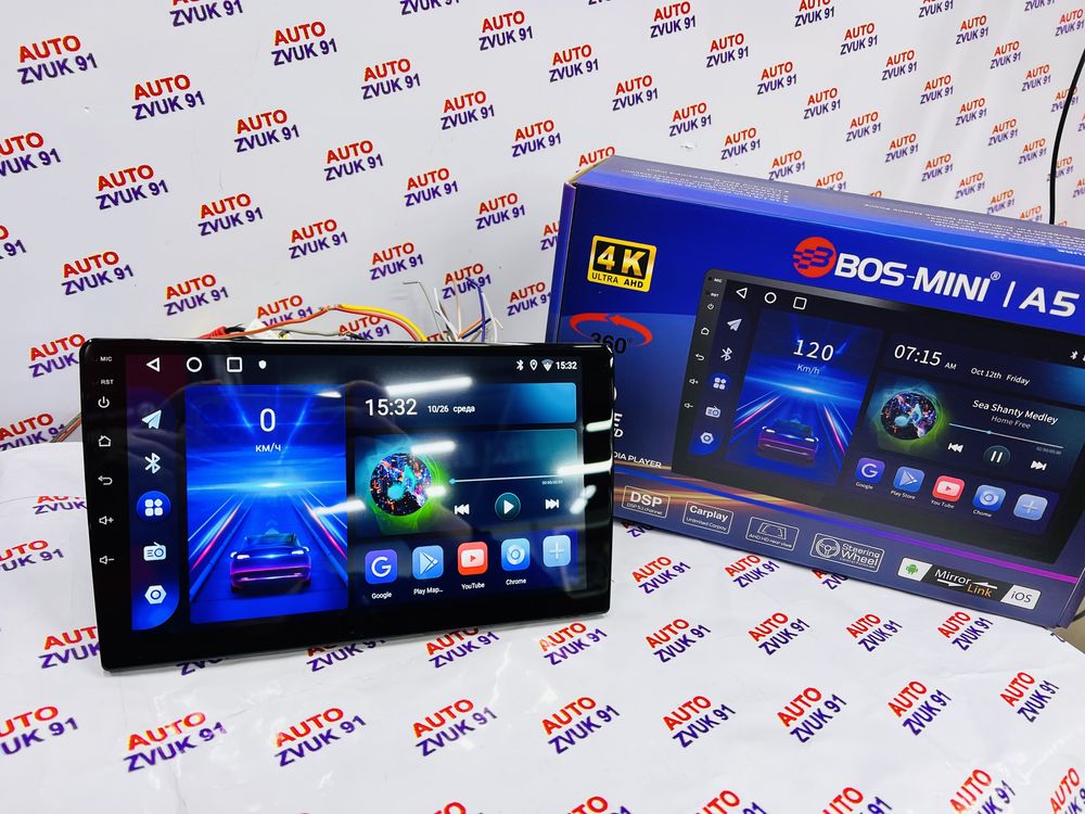 Boss mini A5 A8 автомагнитола на андроиде магнитафон 9» и 10»дюйм