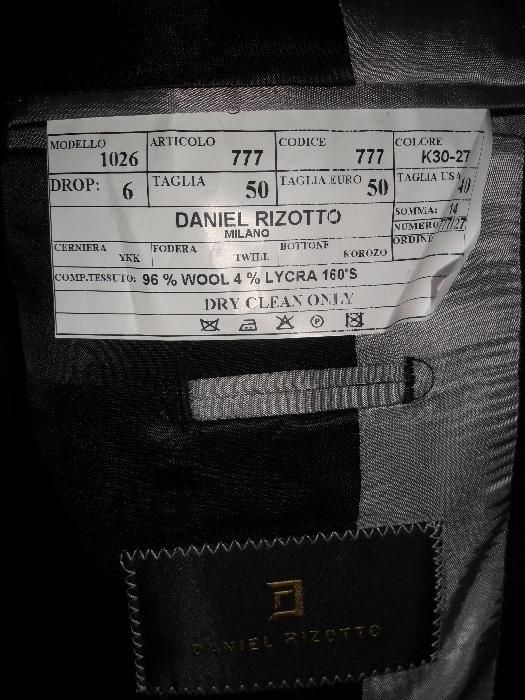 костюм мужской классический "Daniel Rizotto"