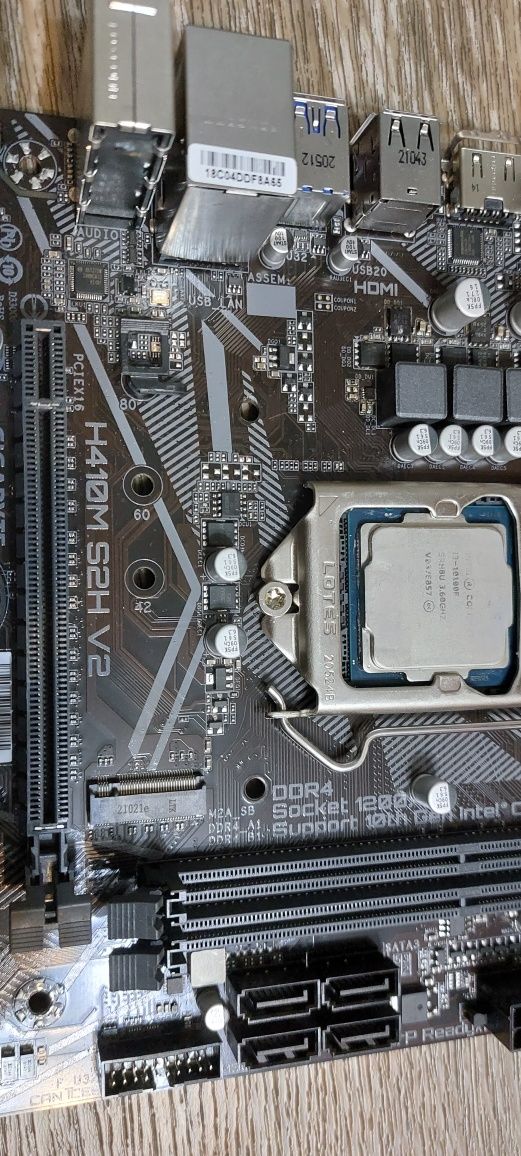 I3 10100f+mb GIGABYTE 410 M2