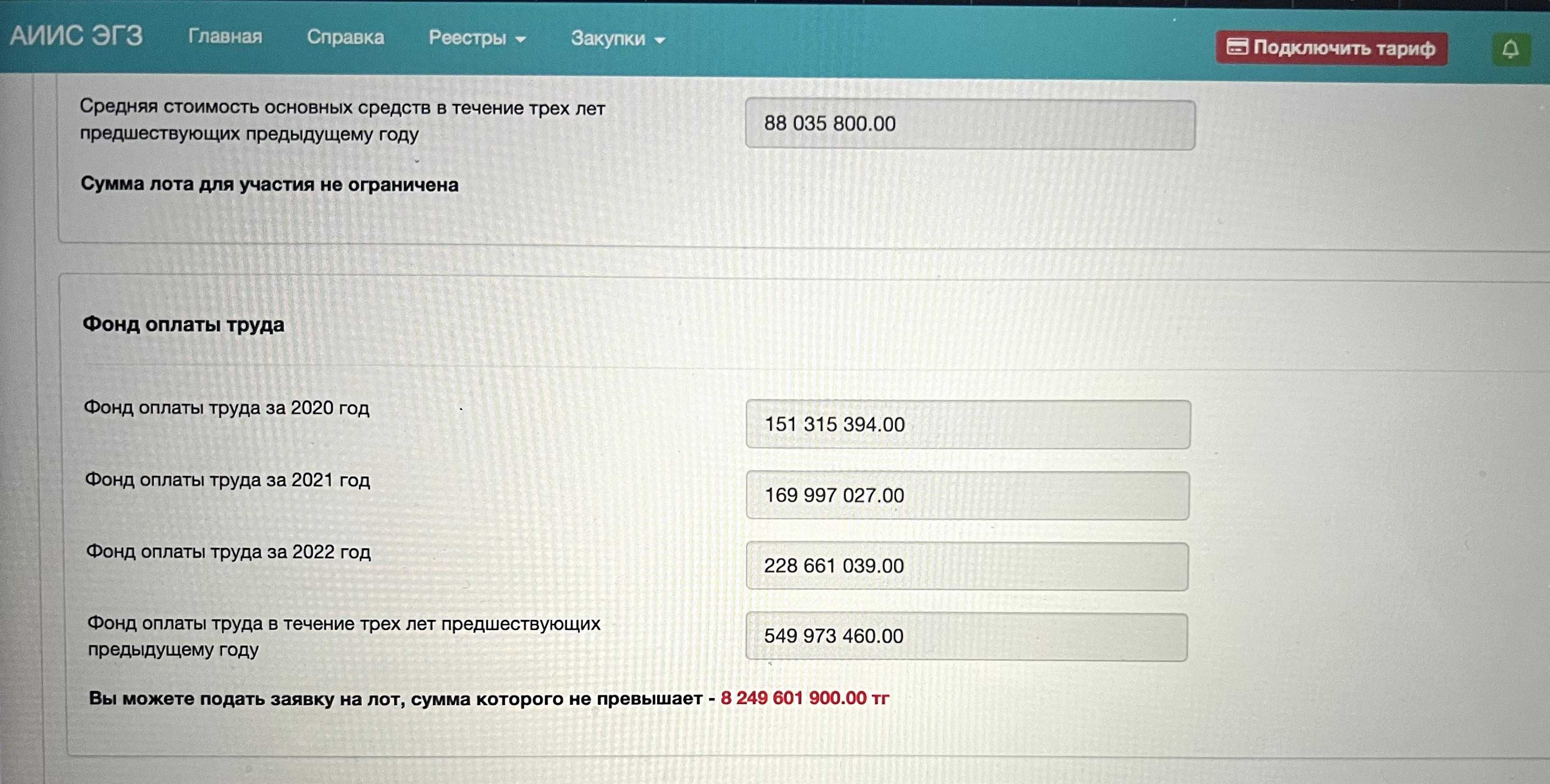 Продам ТОО с Фин. устойчивостью-участие в тендере до 24 млрд Гос.закуп