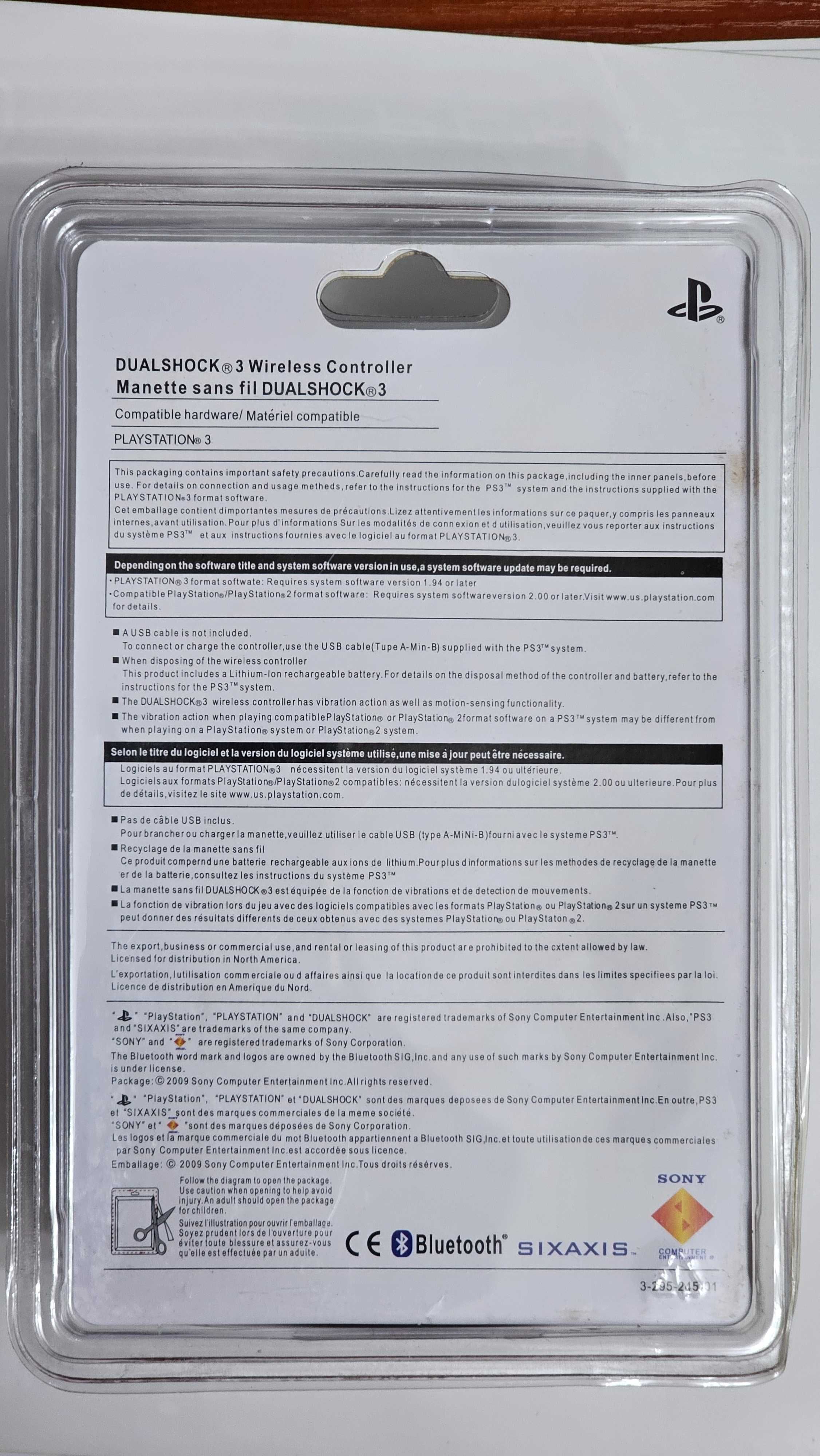 Джойстик PS3 PlayStation 3 НОВЫЕ ! Гарантия! С гироскопом!
