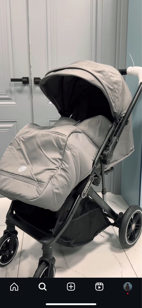 Коляска ining baby перекидная ручка
