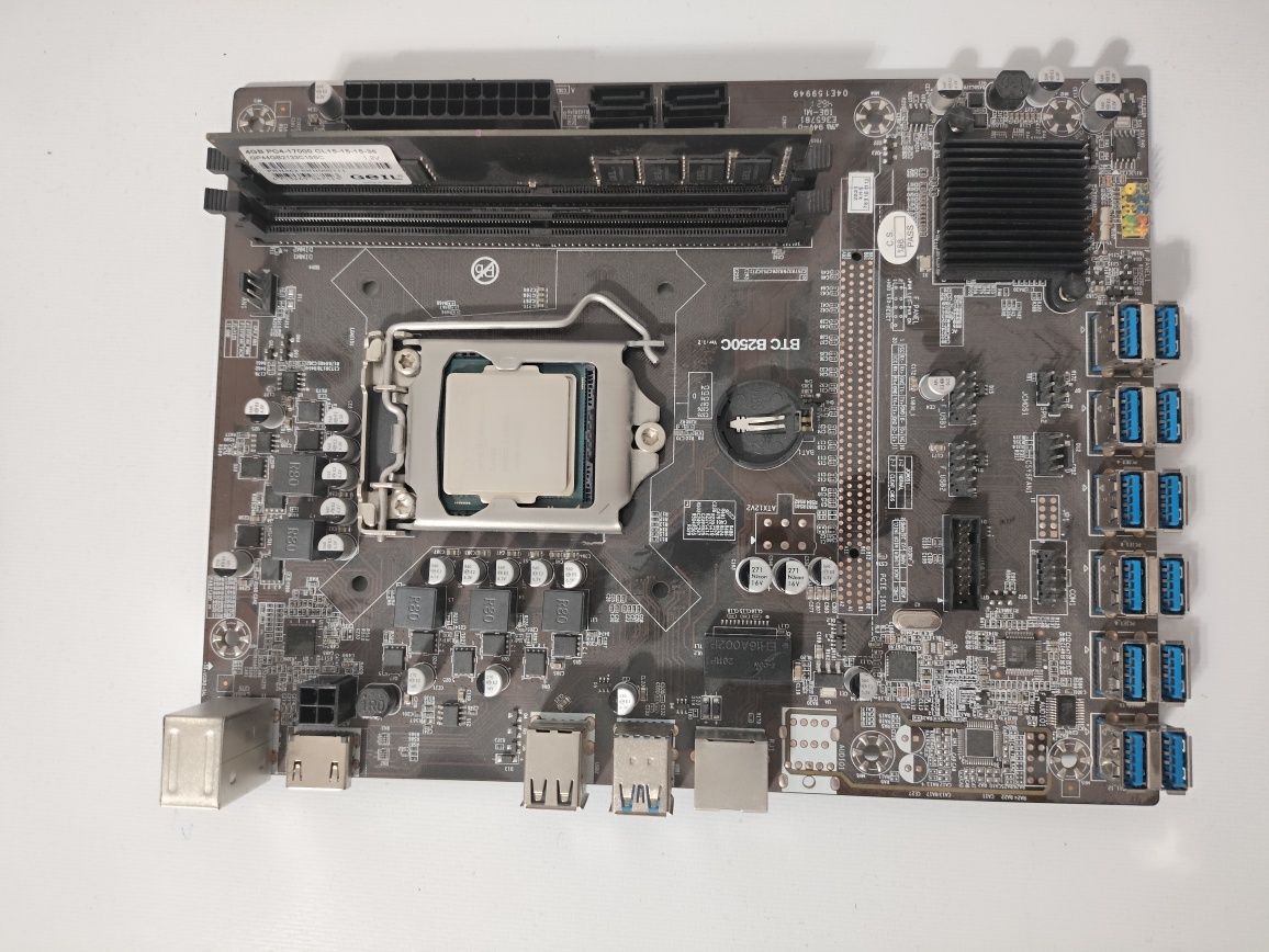 Материнская плата BTC B250-C , Intel G4400