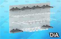 Панель перфорированная, настенная, для магазина и склада shpp