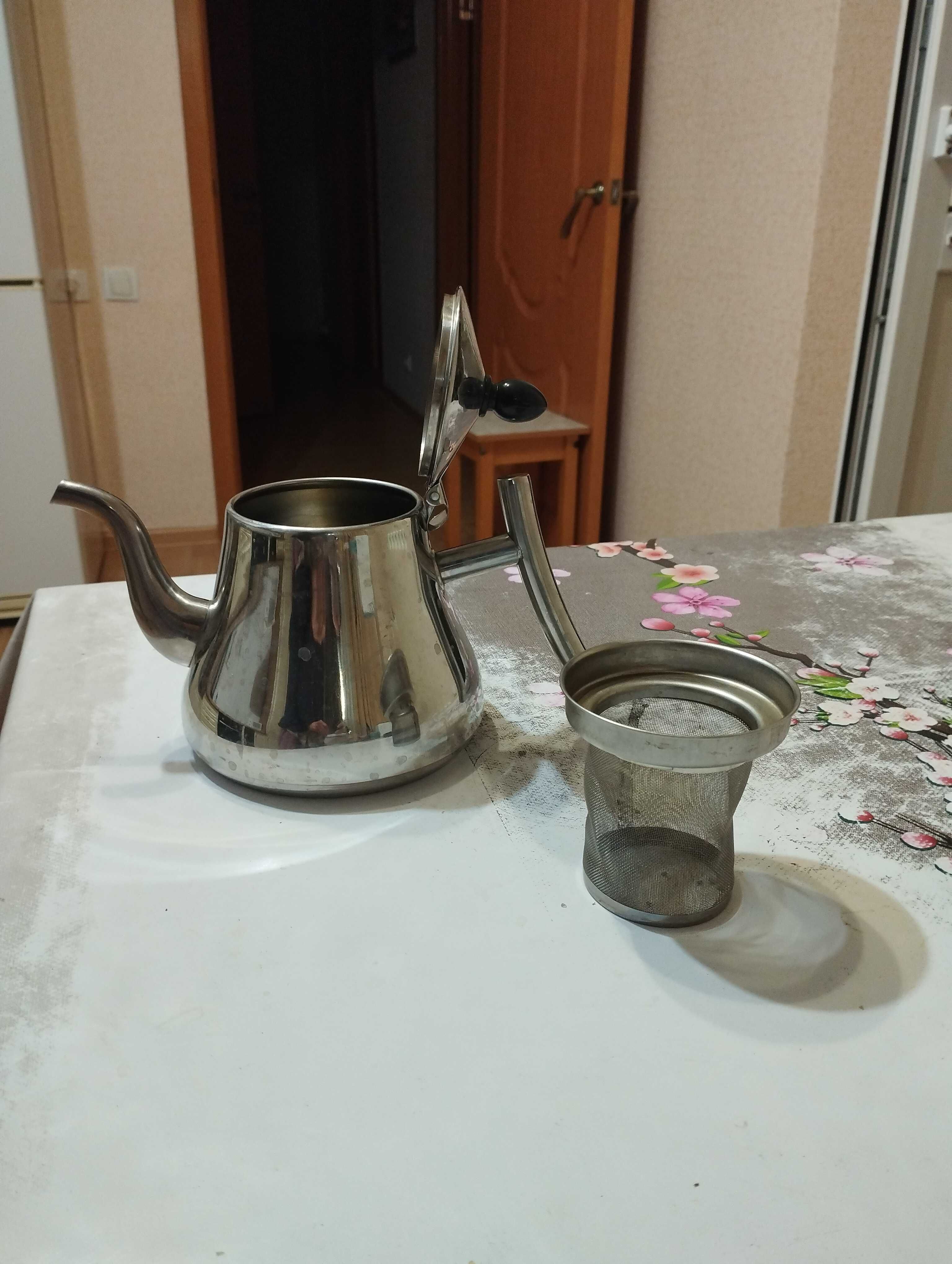 Заварные чайники 2 шт., Гжель фирменная, графин