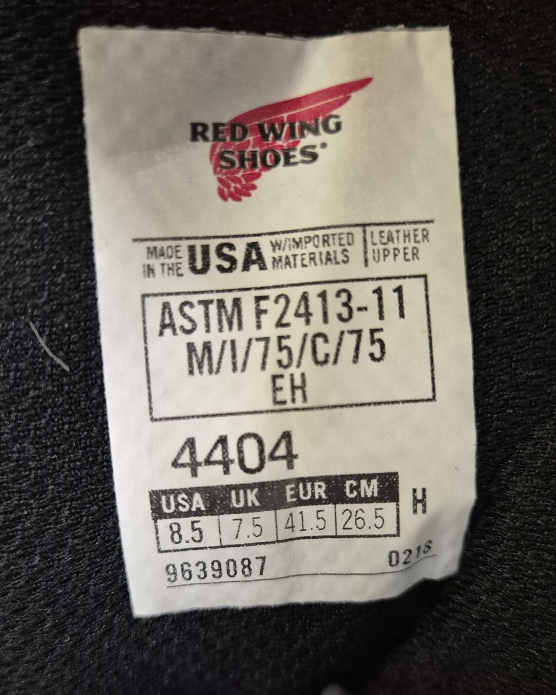 Спецобувь Red Wing зимний, размер 41.5