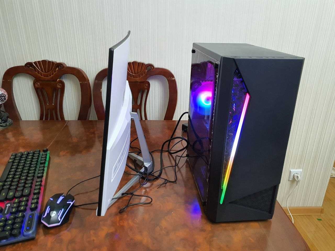 Игровой мощныйКомп-р. Все новое в упаковке. i7/570/8gb/27"мон-р 165Hz