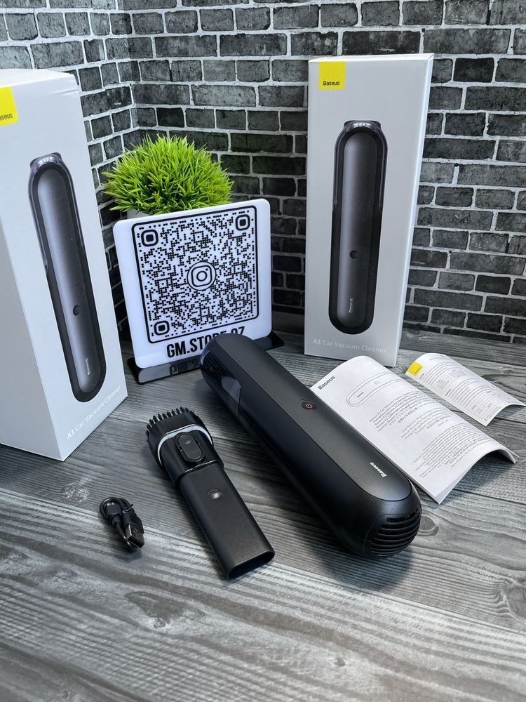 Автомобильный пылесос Baseus A1 Car Vacuum Cleaner VCAQOI000I