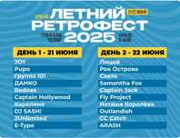 Ретро фестиваль билеты