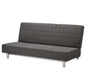 3-х местный диван- кровать IKEA темно-серый