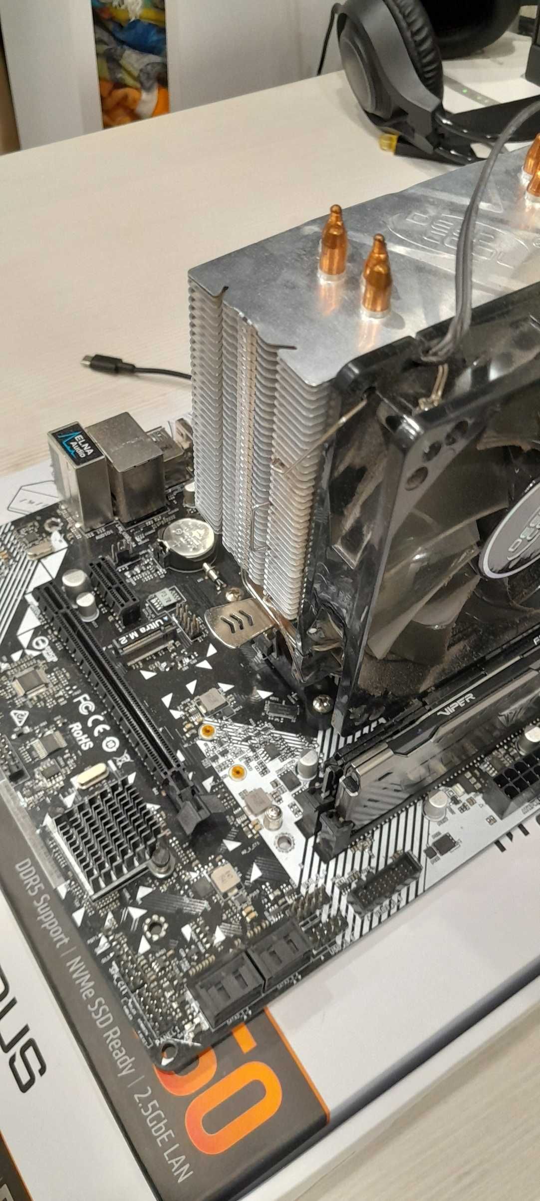 B450M-HDV+16 Gb 3200 МГц+  Rysen 5 - 2600 +  видеокарта Palit 3070