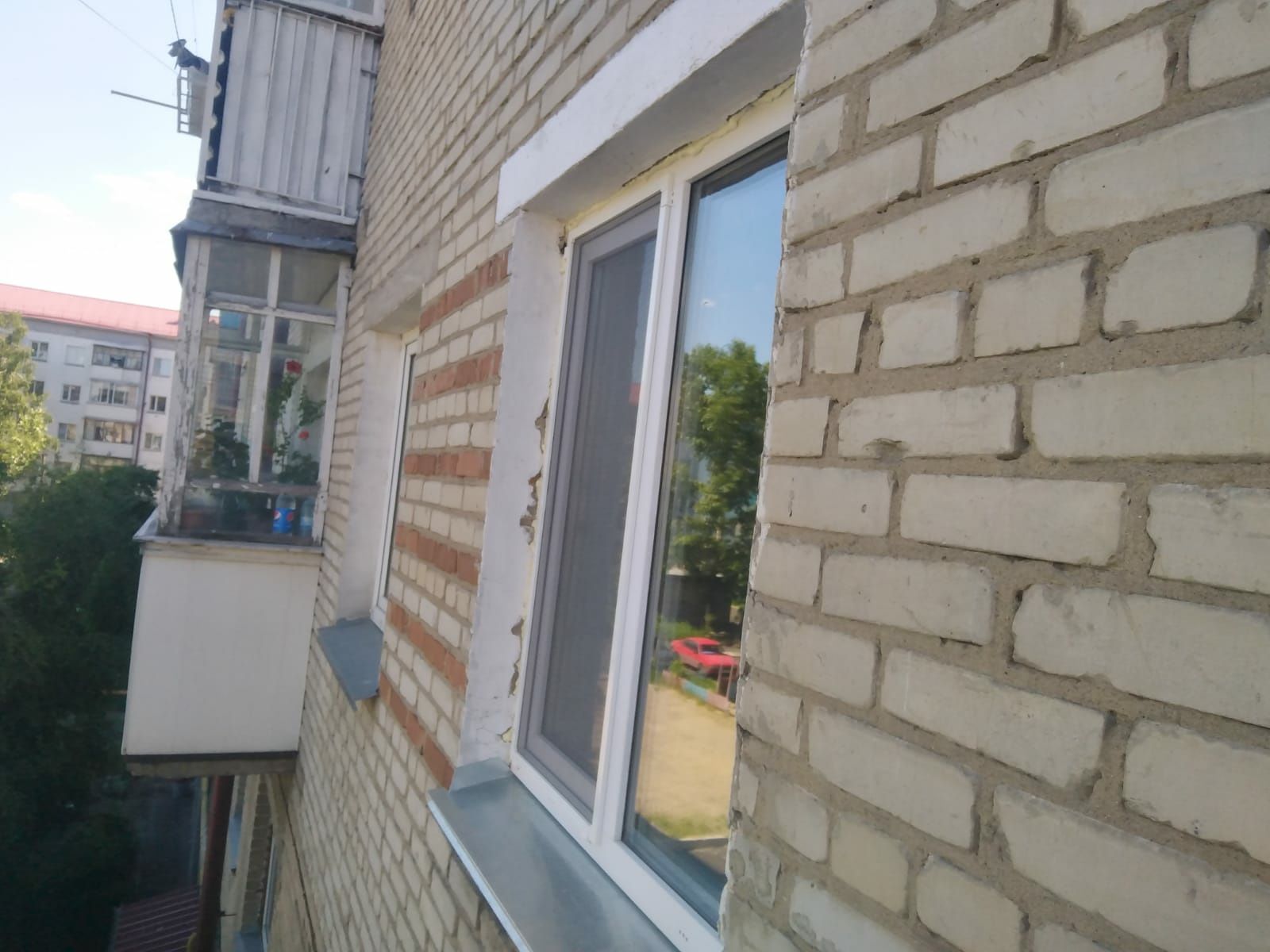 Наружные откосы штукатурка