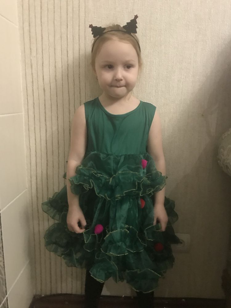 Костюм елочка H&M размер 3-5 лет