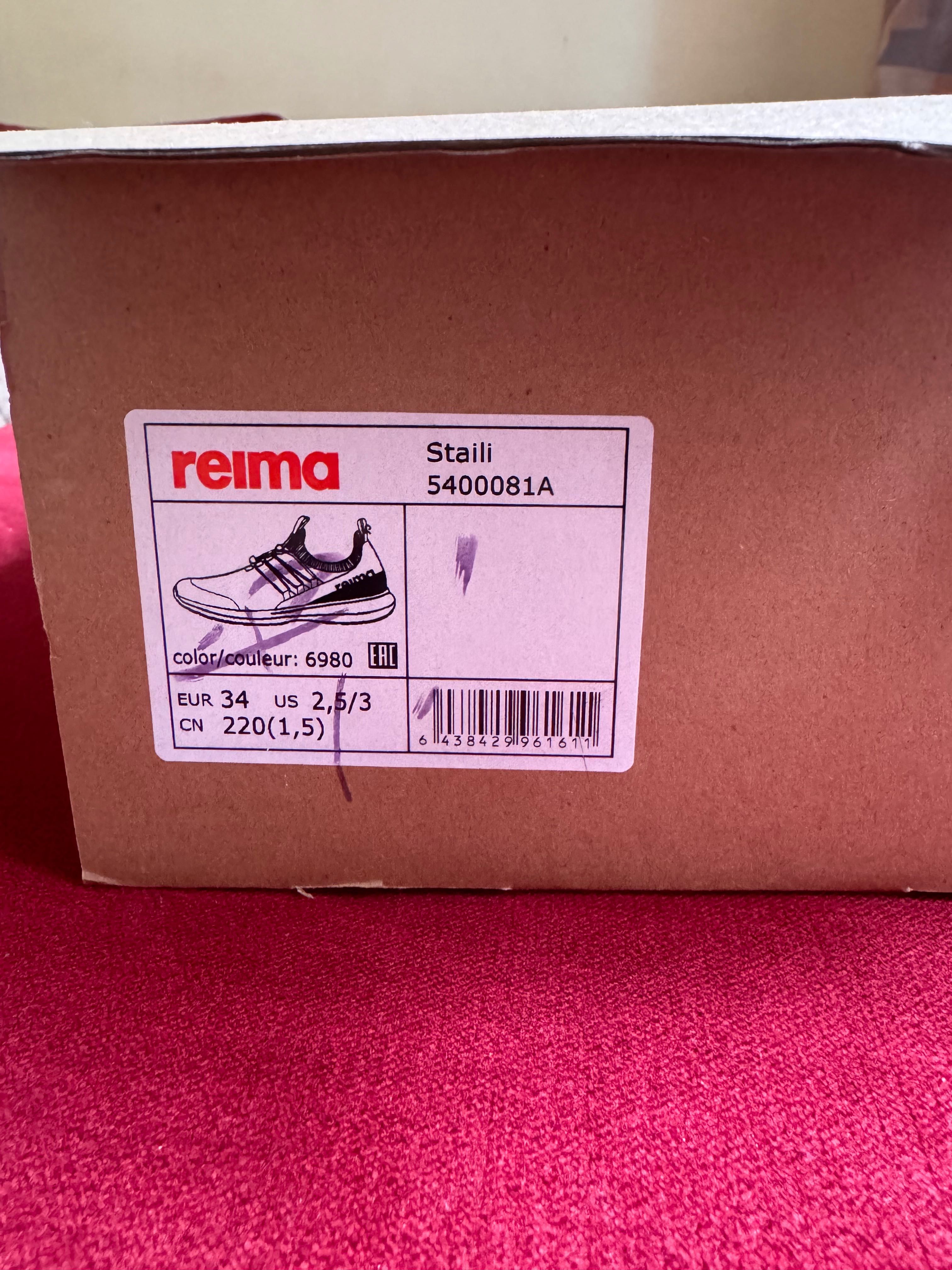 Кроссовки reima (рейма) 34 размер