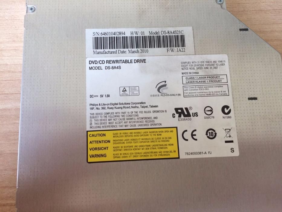 Сидиром DS-8A4S21C Asus K50IJ серии DVD/CD DS-8A4S