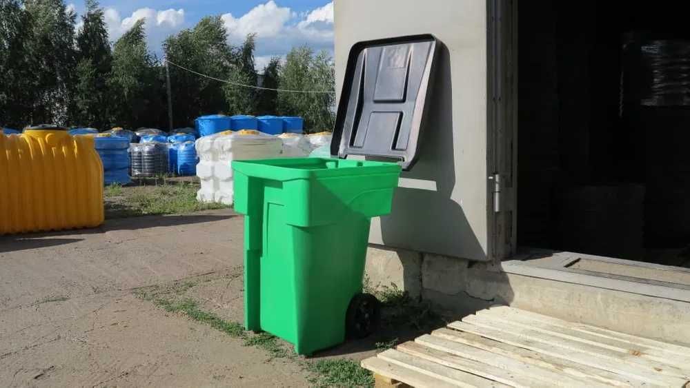 Мусорный бак на колесах Контейнеры для мусора 240л.,