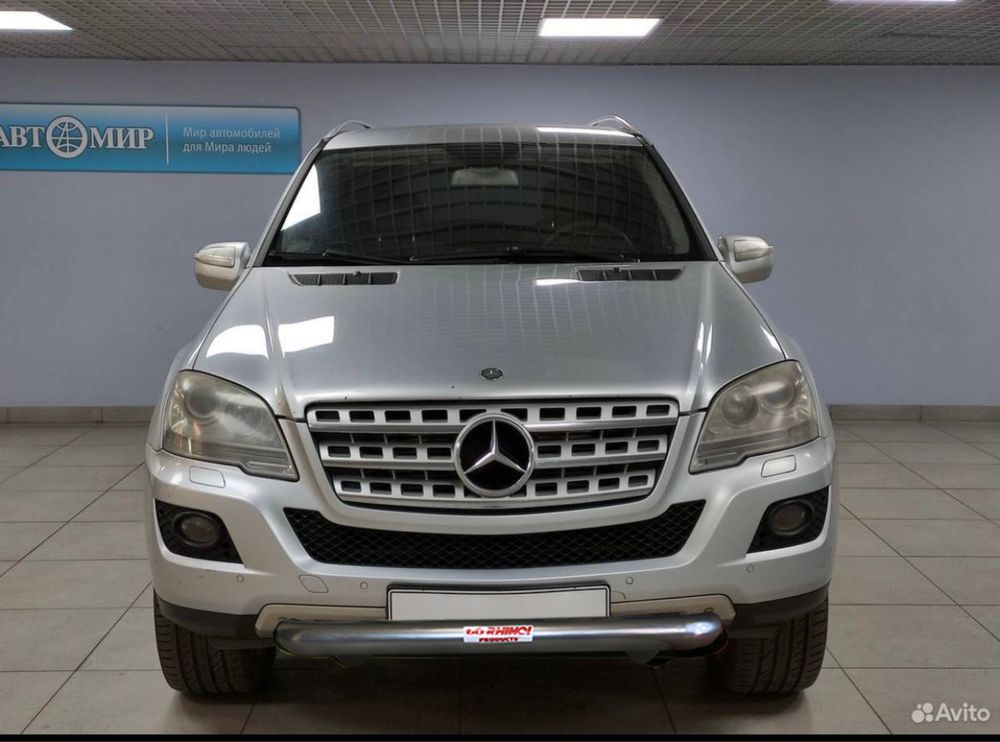 Защита бампера на Mercedes gl w164 ml w164