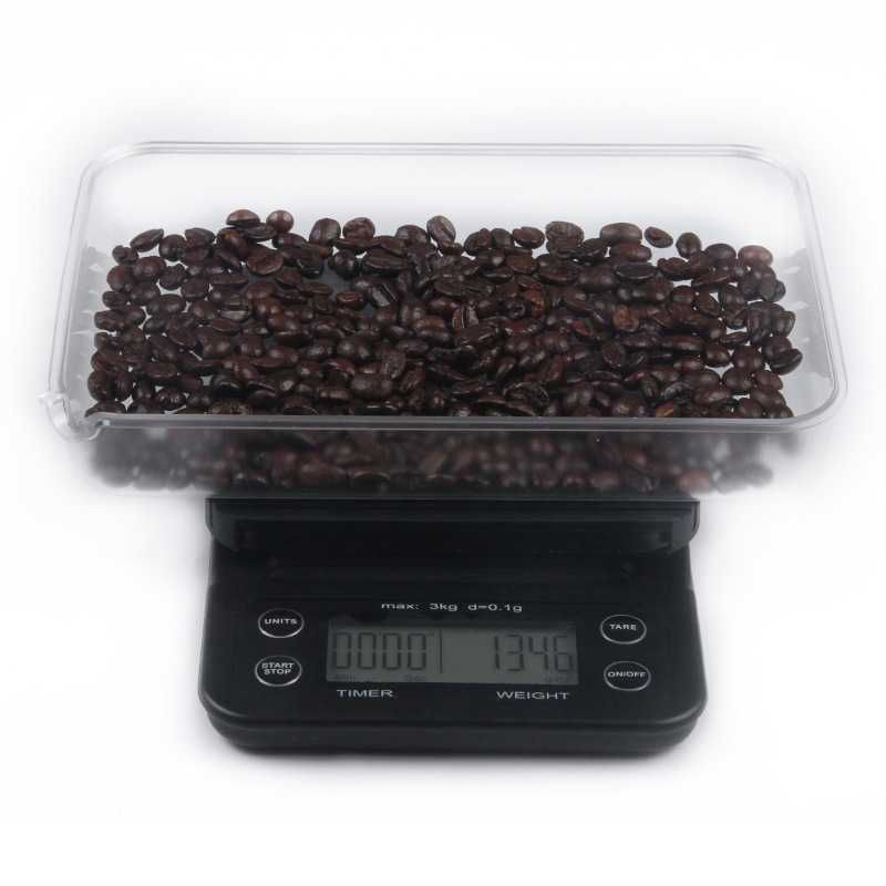 Электронные весы для кофе с таймером 0,1 грамм CoffeScale, Новые