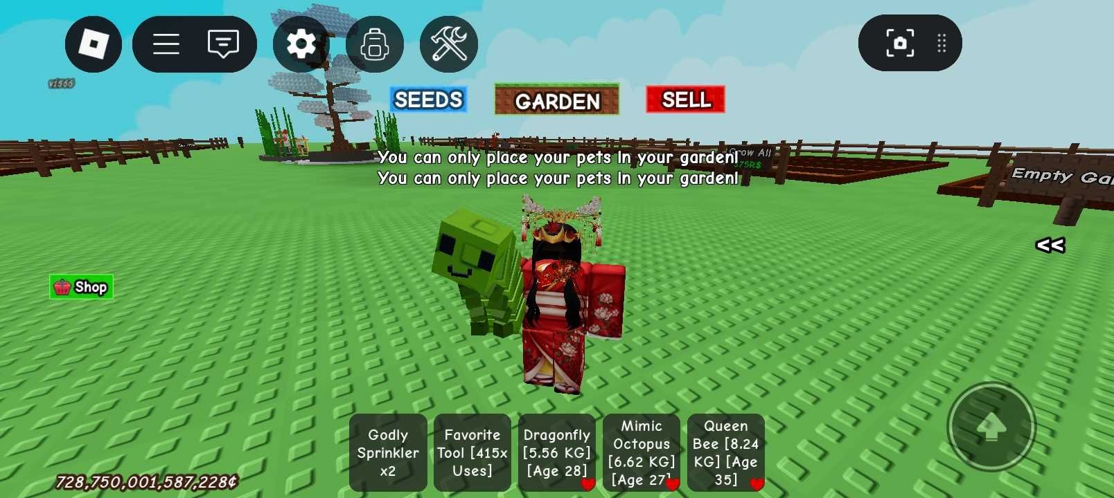 Продаю петов в grow a garden,или весь акк в рб.