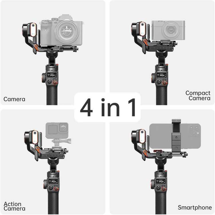 ЛУЧШИЙ СТАБИЛИЗАТОР 2024г для камеры для смартфона для GoPro Hohem MT2
