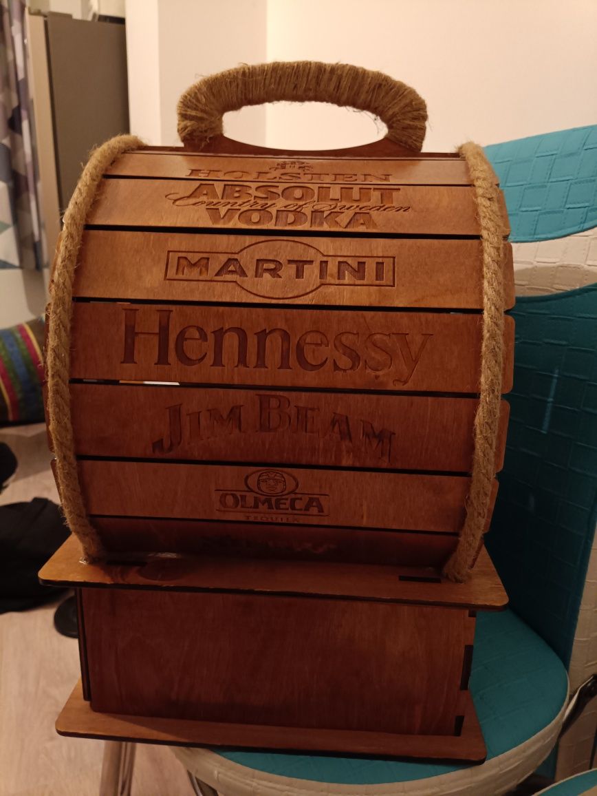 Бар бочка для напитков из дерева
