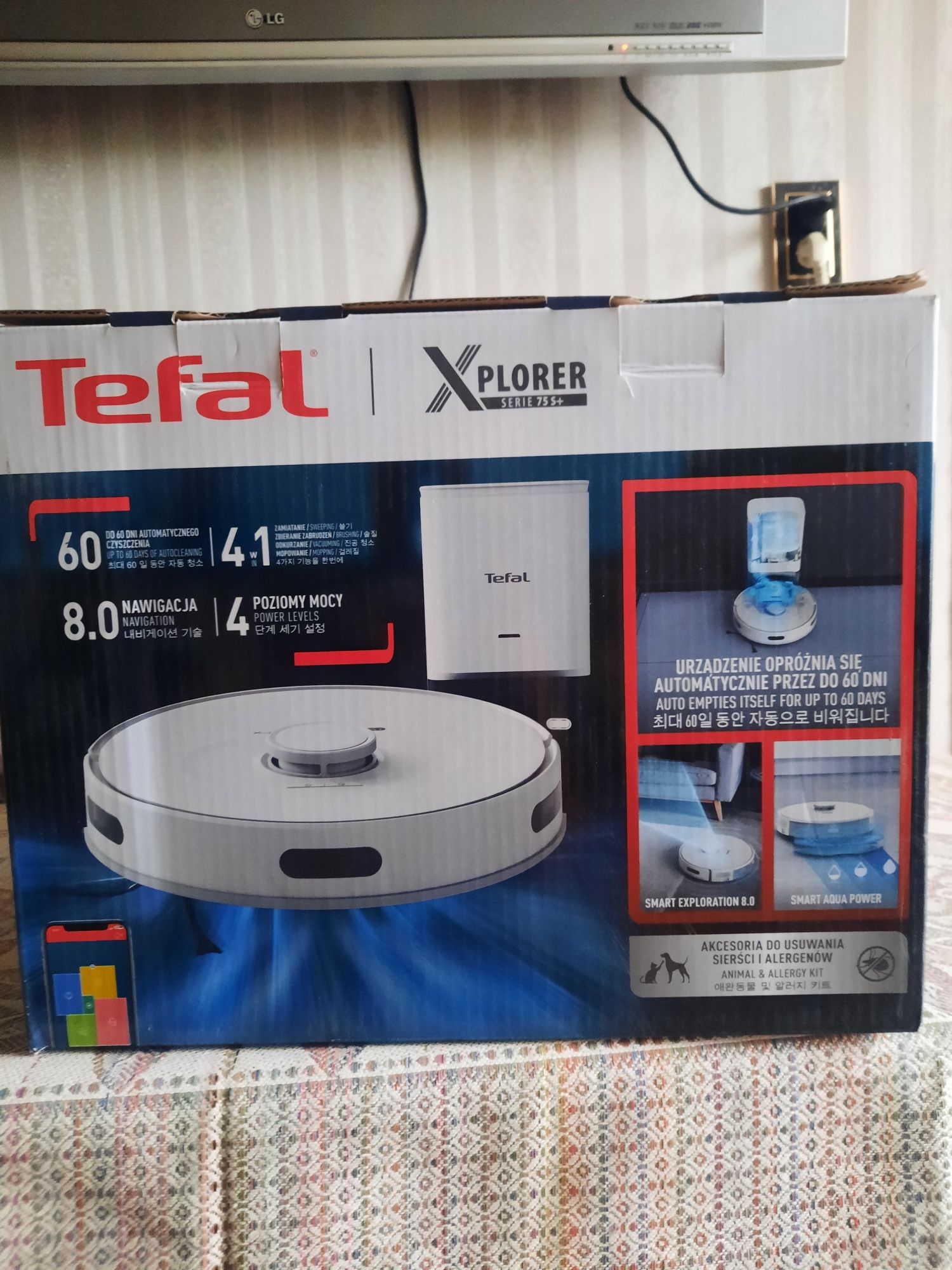 Моющий робот пылесос TEFAL